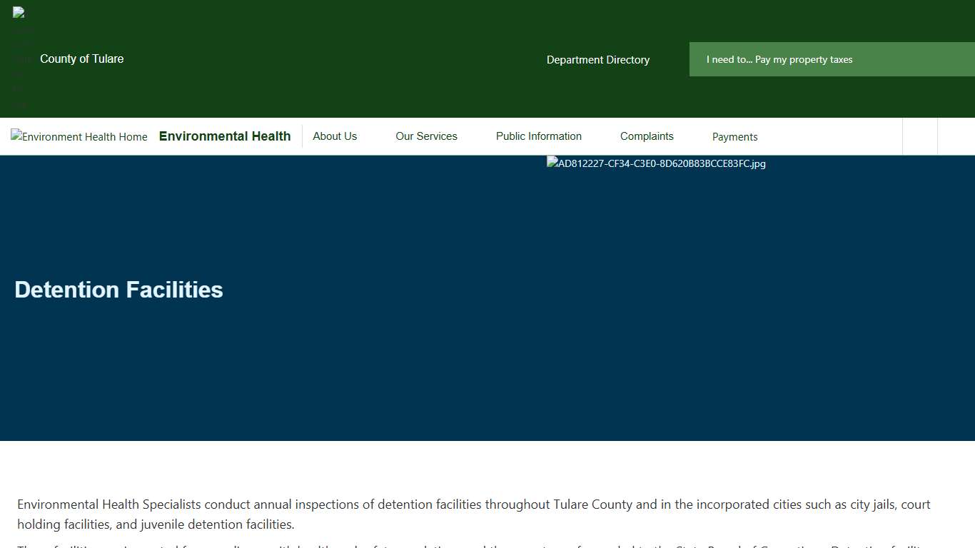 Detention Facilities | Tulare